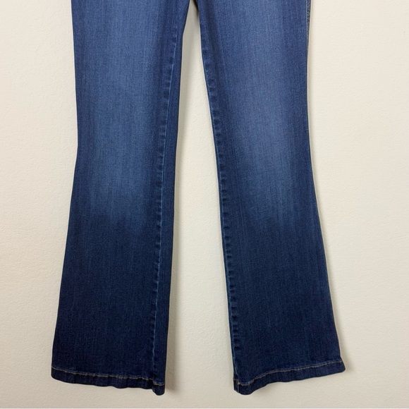 SPANX High Rise Flare Jeans in Midnight Shade - Picture 6 of 13